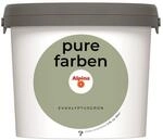 Alpina Wandfarbe 'pure farben' eukalyptusgr&uuml;n matt 2,5 l