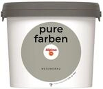 Alpina Wandfarbe 'pure farben' betongrau matt 2,5 l