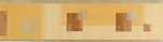A.S. Cr&eacute;ation Papierbord&uuml;re 'No. 8' Quadrate beige braun metallic 0,13 x 5 m