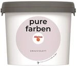 Alpina Wandfarbe 'pure farben' grauviolett matt 2,5 l