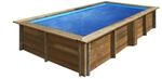 GRE Massivholzpool-Set ''Lemon' 375 x 200 x 68 cm mit Leiter und Sandfilter