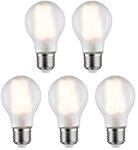 Paulmann LED-Leuchtmittelset Standardform matt E27 7 W 806 lm warmwei&szlig; 5 St&uuml;ck