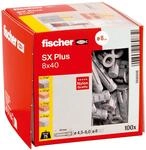 Fischer Spreizd&uuml;bel-Set 'SX Plus' &Oslash; 8 x 40 mm, 100-teilig