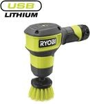 Ryobi Akku-Reinigungsb&uuml;rste 'USB-Lithium' &Oslash;= 5 cm 4 V mit Akku und Ladekabel