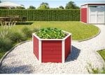 Weka Hochbeet '669' 6-eckig schwedenrot 143 x 143 x 68,5 cm