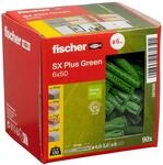 Fischer Spreizd&uuml;bel-Set 'SX Plus Green' &Oslash; 6 x 50 mm, 100-teilig