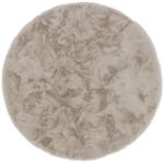 Sch&ouml;ner Wohnen Kollektion Kunstfell-Teppich 'Tender' creme &Oslash; 120 cm