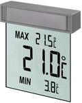 TFA Dostmann Fensterthermometer 'Vision' Kunststoff transparent 9,7 x 2,2 x 10,5 cm