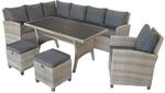 bellavista&reg; Loungem&ouml;belset 'Prato' Stahl grau 6-teilig
