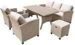 bellavista&reg; Loungem&ouml;belset 'Prato' f&uuml;r 7 Personen Aluminium
