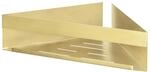 Wenko Eckablage 'Turbo-Loc&reg; Genova' matt gold 36 x 17 x 8 cm