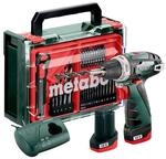 Metabo Akku-Bohrschrauber-Set 'PowerMaxx BS Basic' 12 V mit 2 Akkus und...