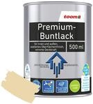 toom Premium-Buntlack elfenbeinfarben seidenmatt 500 ml
