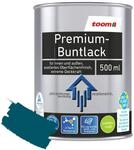 toom Premium-Buntlack petrolfarben seidenmatt 500 ml