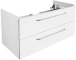Fackelmann Waschbeckenunterschrank 'Milano' wei&szlig; 100 x 49,5 x 48 cm