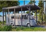 SKAN HOLZ Caravan-Carport 'Friesland' 397 x 708 cm schiefergrau