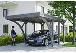 SKAN HOLZ Einzelcarport 'Friesland Set 6' mit Aluminiumdach und 2...