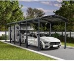Palram-Canopia Caravan-Carport 'Alpine' anthrazit 359 x 1290 cm Polycarbonat grau