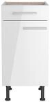 OPTIFIT Unterschrank 'Optikomfort Rurik986' wei&szlig; 40 x 87 x 58,4 cm