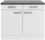 OPTIFIT Unterschrank 'OPTIkult Oslo' wei&szlig; 100 x 84,8 x 60 cm