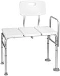 Ridder Badewannen-Transferbank 'Sam' wei&szlig; h&ouml;henverstellbar von 53 &ndash; 63 cm, bis