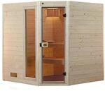 Weka Massivholzsauna 'Valida 2' 189 x 189 x 203 cm mit Glast&uuml;r