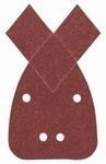 Bosch Deltaschleifblatt-Set 5-teilig gelocht 9,5 x 13,5 cm G80