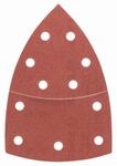 Bosch Deltaschleifblatt-Set gelocht 10,2 x 6,2 cm G180 10 St&uuml;ck