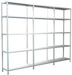 SCHULTE Regalwelt Steck-Grundregal und 2 Anbauregale 200 x 260 x 35 cm, 15 B&ouml;den,