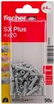 Fischer Spreizd&uuml;bel-Set -Set 'SX Plus' &Oslash; 4 x 20 mm, 50-teilig