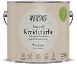 Sch&ouml;ner Wohnen Farbe Naturell Kreidefarbe 'Windstille' hellgrau matt 2,5 l