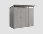 EcoStar Ger&auml;tehaus 'Elegant-P Typ 1' graualuminium 238 x 107,8 cm, mit Einzelt&uuml;r