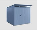 EcoStar Ger&auml;tehaus 'Elegant-P Typ 2' taubenblau 238 x 238 cm, mit Einzelt&uuml;r