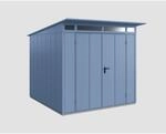 EcoStar Ger&auml;tehaus 'Elegant-P Typ 2' taubenblau 238 x 238 cm, mit Doppelt&uuml;r