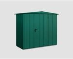EcoStar Ger&auml;tehaus 'Elegant-S Typ 1' moosgr&uuml;n 238 x 107,8 cm, mit Einzelt&uuml;r