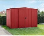 EcoStar Ger&auml;tehaus 'Elegant-S Typ 3' purpurrot 302,8 x 238 cm, mit Doppelt&uuml;r