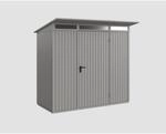 EcoStar Ger&auml;tehaus 'Trend-P Typ 1' graualuminium 238 x 107,8 cm, mit Einzelt&uuml;r