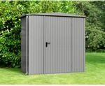 EcoStar Ger&auml;tehaus 'Trend-S Typ 1' graualuminium 238 x 107,8 cm, mit Einzelt&uuml;r