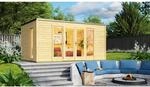 Weka Gartenhaus 'P 285' naturfarben 450 x 222,3 x 300 cm
