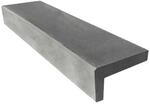 Diephaus Winkelstufe Beton grau 140 x 32 x 18 cm