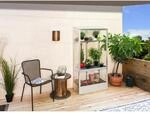 Vitavia Balkon-Gew&auml;chshaus 'Polis 350' 80,6 x 42,1 cm mit 3 mm Sicherheitsglas