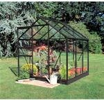 Halls Gew&auml;chshaus 'Popular 66' 193 x 195 cm mit 3 mm Blankglas schwarz