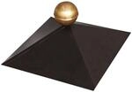 Pavillonhaube 'Karibu' schwarz 35,5 x 35,5 cm