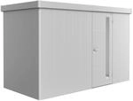 Biohort Ger&auml;tehaus 'Neo 1D' silber-metallic 348 x 180 cm mit Standardt&uuml;r
