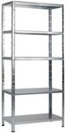 SCHULTE Regalwelt Steck-Grundregal 200 x 120 x 50 cm, 5 B&ouml;den, verzinkt, Tragkraft