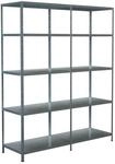 SCHULTE Regalwelt Steck-Grundregal und Anbauregal 200 x 160 x 50 cm, 10 B&ouml;den,