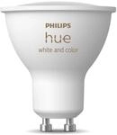 Philips Hue LED-Leuchtmittel 'Hue White & Color Ambiance' dimmbar Reflektor klar GU10