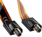 Schwaiger Fensterdurchf&uuml;hrung Kabel ultraflach 17,3 cm