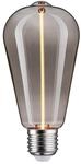 Paulmann LED-Kolben 'Floating Shine' ST64 E27 2,8 W Rauchglas