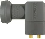 Schwaiger Digitales Twin LNB 'Sun Protect' anthrazit